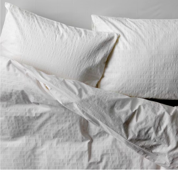IKEA Bedding Ofelia Vass Ikea King Duvet Cover White Poshmark